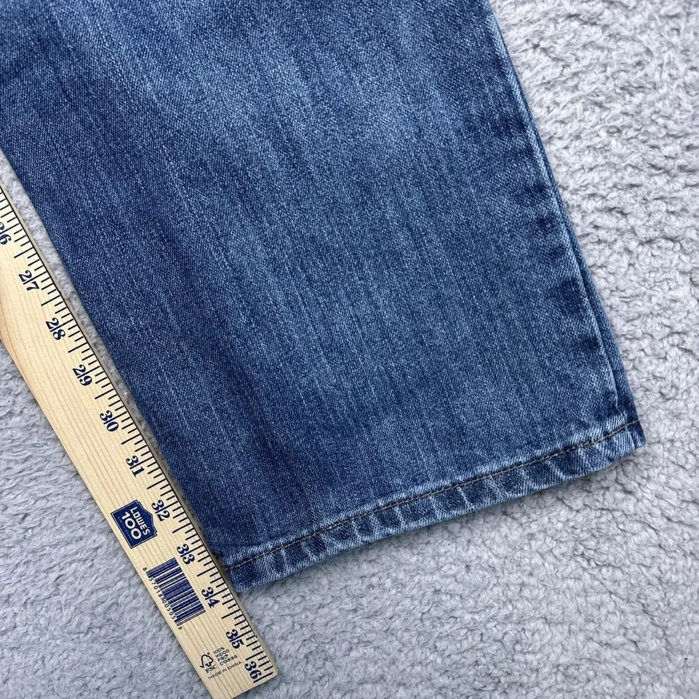 Carhartt Jeans Mens 34x34 Blue Relaxed Fit Straight Leg Workwear 101483-980 - Picture 10 of 11